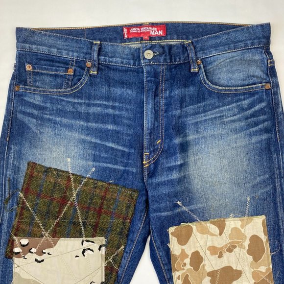 Junya Watanabe x Levi's 513 Patchwork Jeans Men's Size 32x32 / Medium - Picture 2 of 11